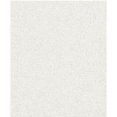 DECORAMA - 3419 - Papier Peint Vinyle Grainé sur Intissé Béton Mat Blanc