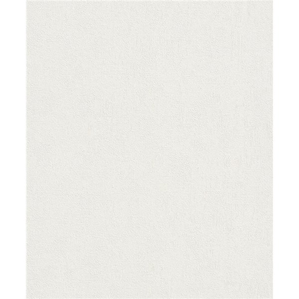DECORAMA - 3419 - Papier Peint Vinyle Grainé sur Intissé Béton Mat Blanc