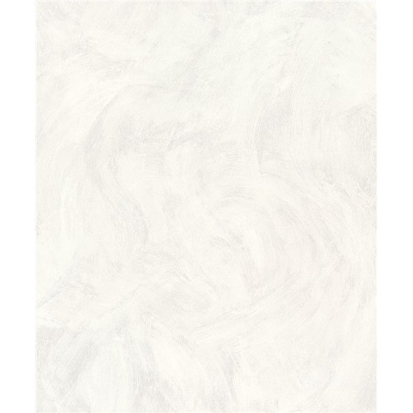 GRANDECO - A78711 - Papier Peint Vinyle Sur Intissé Motif Spatule Gris 10.05 x 0.53 m