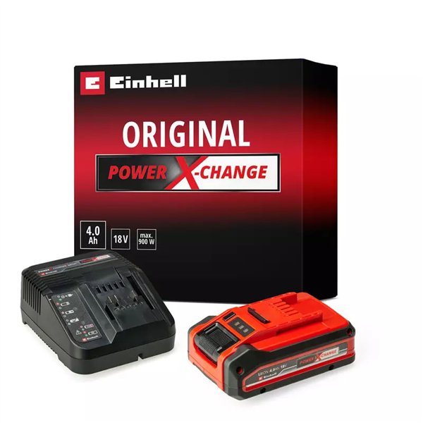 EINHELL FRANCE - Starter Kit Chargeur 3 A + Batterie 4 Ah