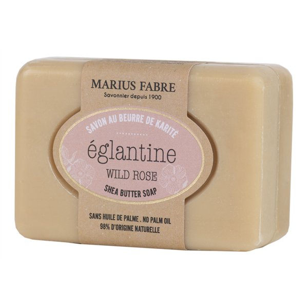 MARIUS FABRE - Savonnette Au Beurre de Karité Eglantine 100 g