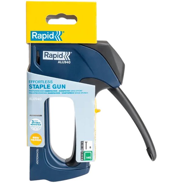 RAPID - Agrafeuse et Cloueuse Dual Aluminium ALU940