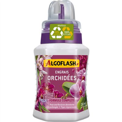 ALGOFLASH - Engrais Orchidées Liquide UAB 250 ml