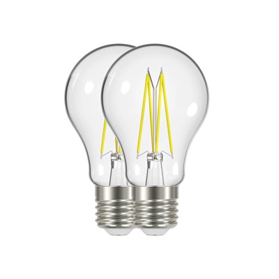 PROLIGHT - Ampoules Transparentes Classic LED E27 7W 806 lm Blanc Chaud Lot de 2