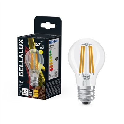 BELLALUX LED CLAIR STD E27 11W FROID (Vendu par 6)
