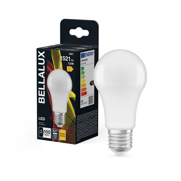 BELLALUX LED DEPOLI STD E27 13W CHAUD (Vendu par 6)