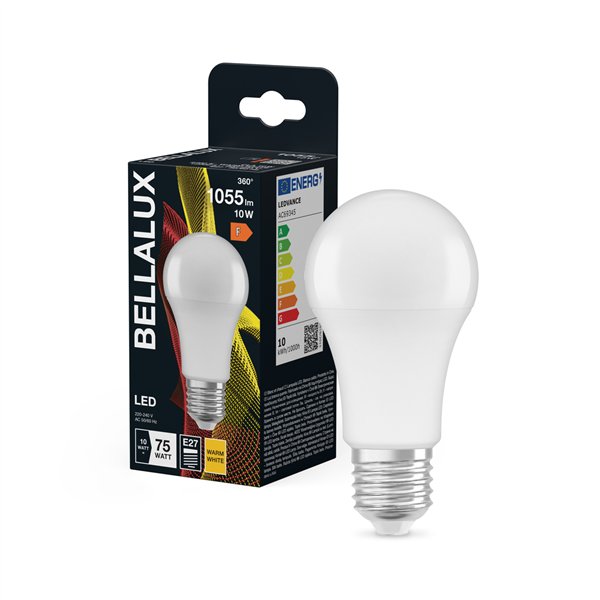 BELLALUX LED DEPOLI STD E27 10W CHAUD (Vendu par 6)