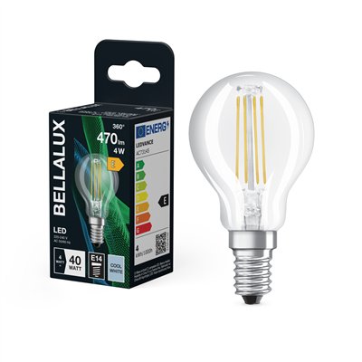 BELLALUX LED CLAIR SPHERE E14 4W FROID (Vendu par 6)