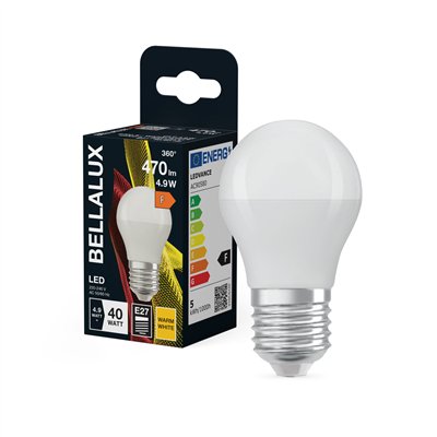 BELLALUX LED DEPOL SPHE E27 5.5W CHAUD (Vendu par 6)