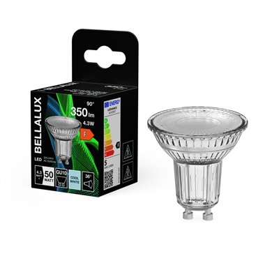 BELLALUX LED GU10 4.3W FROID 350LM (Vendu par 6)