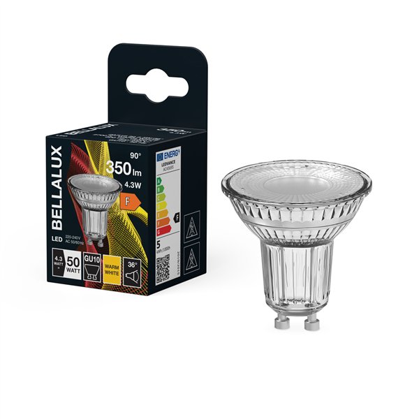 BELLALUX LED SPOT PAR16 GU10 4.3W CHAU (Vendu par 6)