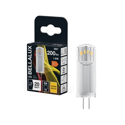 BELLALUX LED DEPOL CAPS G4 1.8W CHAUD (Vendu par 6)
