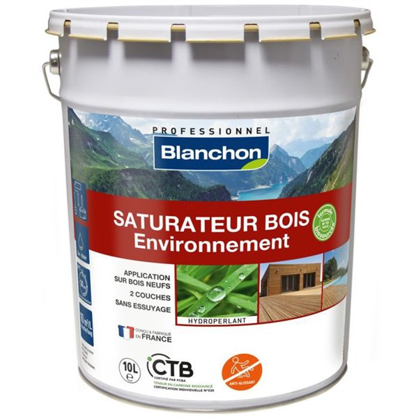 BLANCHON - Saturateur Bois Environnement Biosourcé Naturel 10L