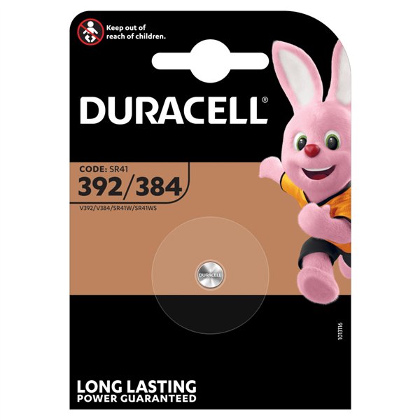 DURACELL - Pile Bouton 392/384 1.55V