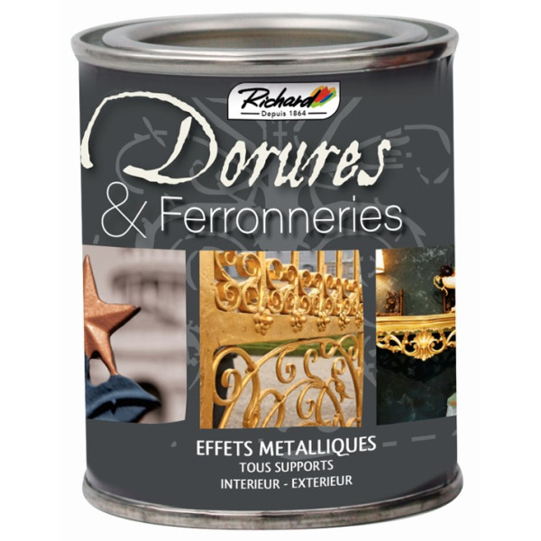 COLOR PLUS - Peinture Antirouille Dorures & Ferronneries Tous Supports 125 ml