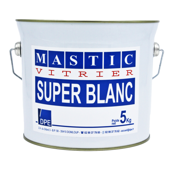DPE - Mastic Vitrier Superblanc 5 kg