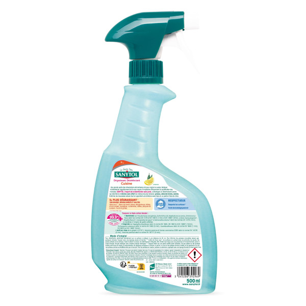 SANYTOL - Sanytol dégraissant cuisine protection 500ml