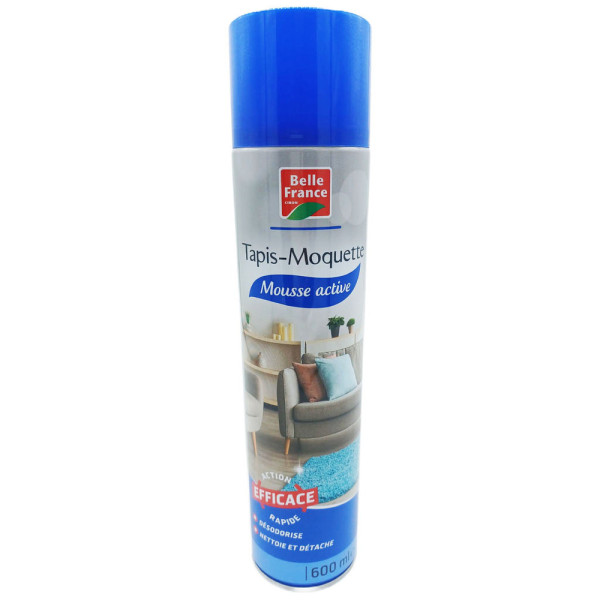 BELLE FRANCE - Nettoyant Tapis-Moquettes Mousse Active 600ml