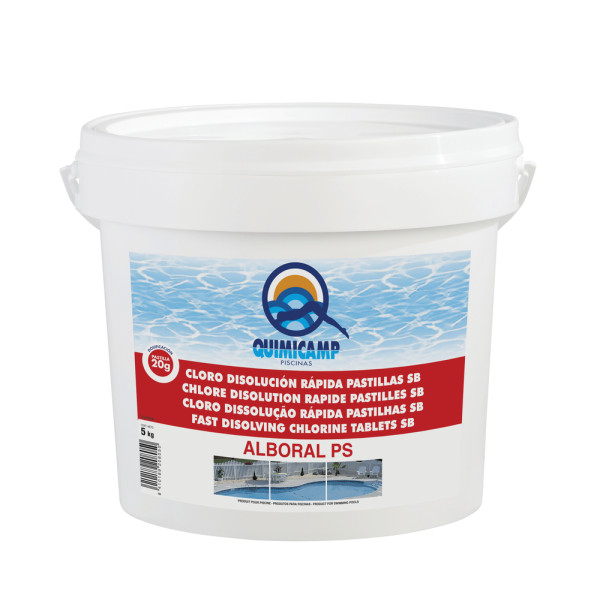QUIMICAMP - Alboral PS - Pastilles de Chlore à Dissolution Rapide de 20 g