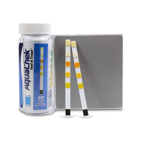 QUIMICAMP - AquaCheck 3 - Bandelettes de Test Chlore pH Alcalinité