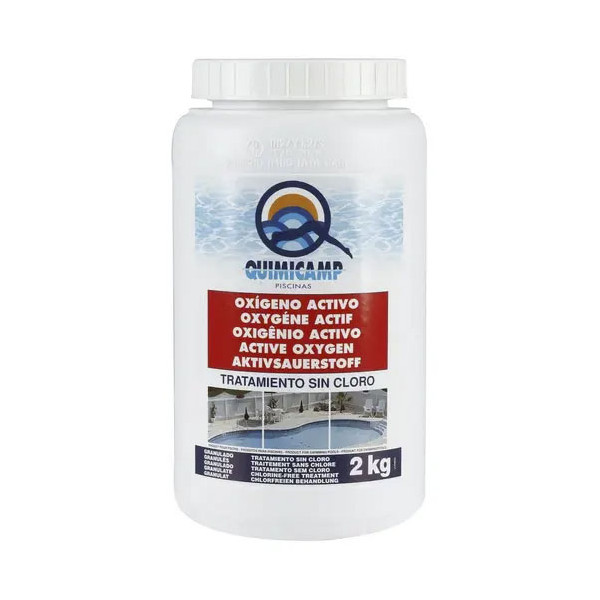 QUIMICAMP - Oxygène Actif en Poudre - Traitement Sans Chlore 2 kg