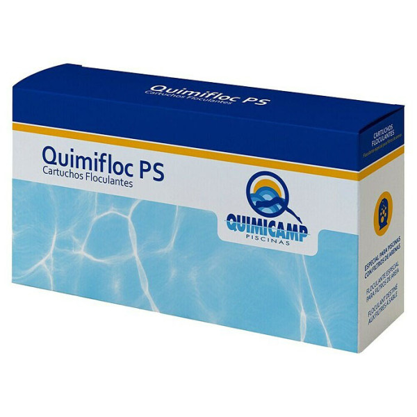 QUIMICAMP - Quimifloc PS - Cartouches de Floculant 4 x 240 g