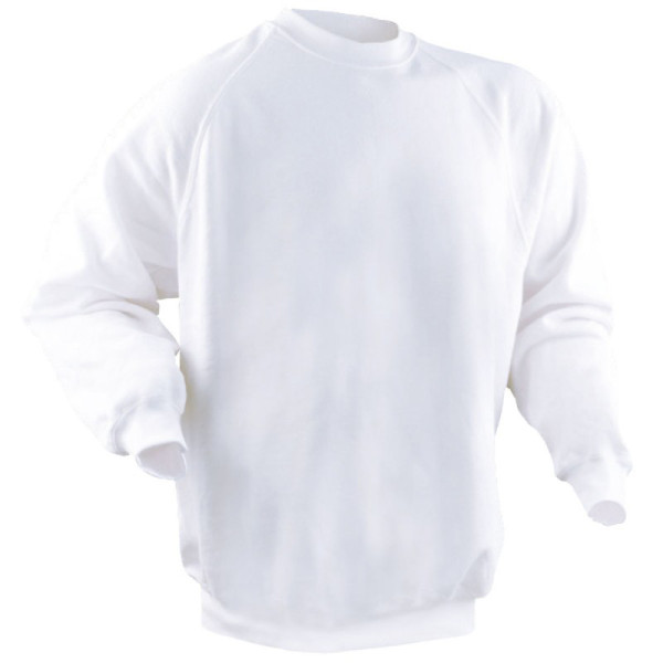 VEPRO - Sweat-Shirt Col Rond Emballé Blanc