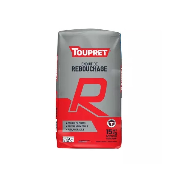 TOUPRET - Enduit de Rebouchage R Fibré Poudre