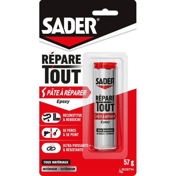 SADER - Pâte à Réparer Répare Tout Tube 57 g