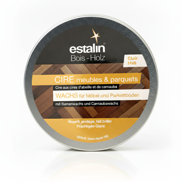 ESTALIN - Cire en Pâte pour Meubles & Parquets 250ml