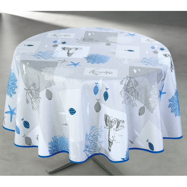 ACCESS DECO - Nappe Ronde Polyester Ø160 cm Atlandide sur Cintre
