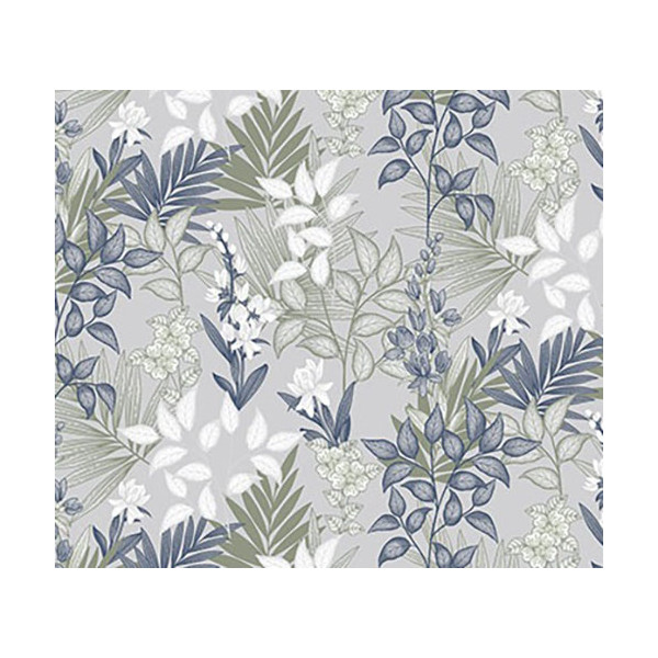 ACCESS DECO - Toile Cirée Déco Paloma Gris 140 cm x 20 m