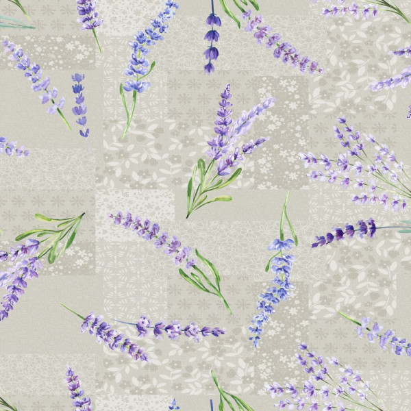 ACCESS DECO - Toile Cirée Déco Aspic Gris 140 cm x 20 m