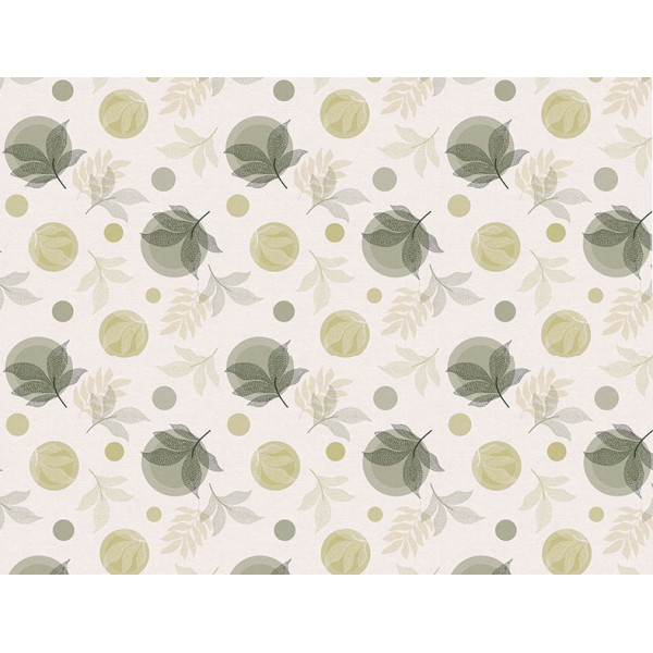 ACCESS DECO - Toile Cirée Déco Adrien Vert 140 cm x 20 m