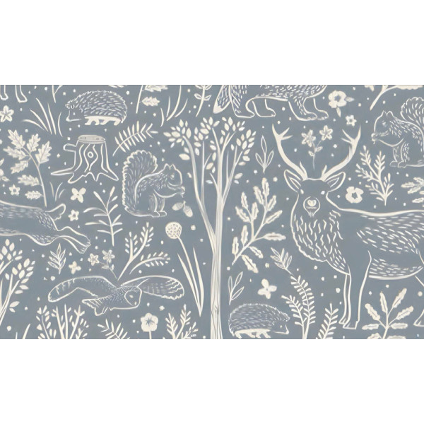 MERCURY - Tapis Velvet Wildlife Forest 45 x 75 cm