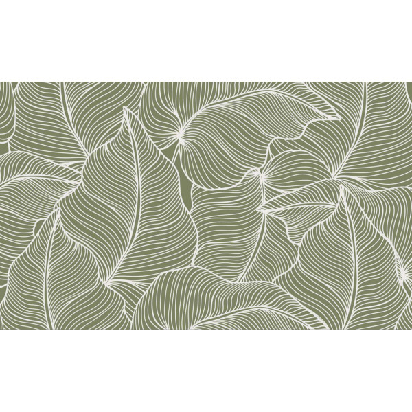 MERCURY - Tapis Velvet Leaves 45 x 75 cm