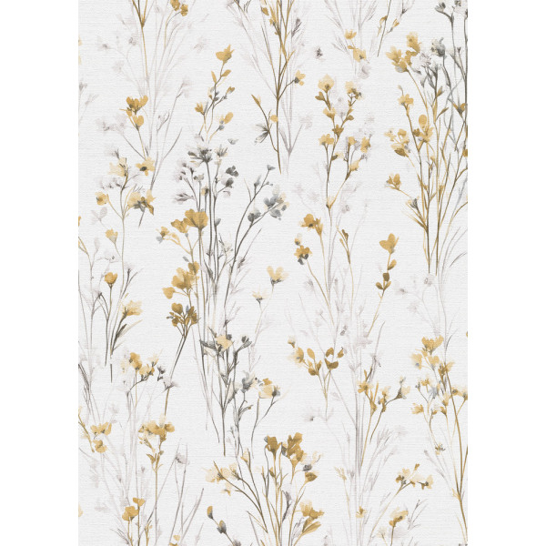 DECOR DESIGN - 10561-20 Vinyle sur Intissé Grainé Bright Meadow Ocre