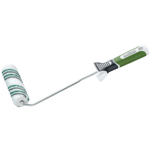 COLOR EXPERT - Rouleau à Lasure Rayé Vert et Gris