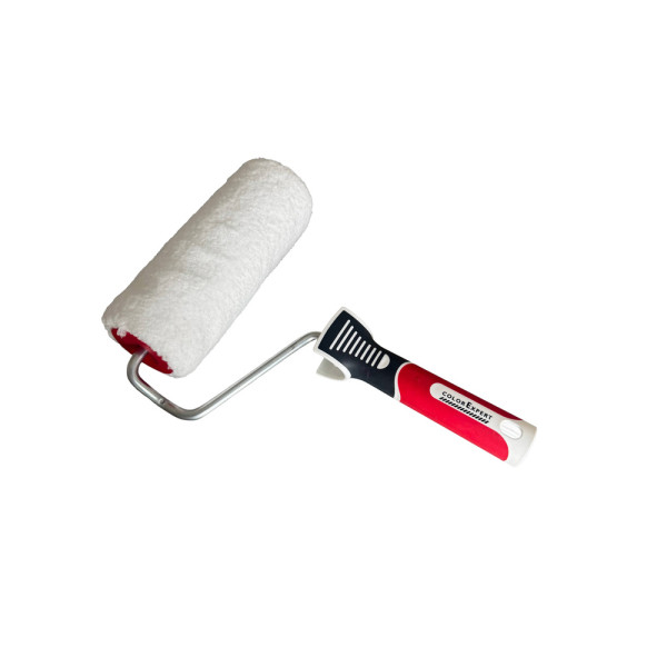 COLOR EXPERT - Rouleau à Peinture Blanc Manche Bi-Matière 18 cm