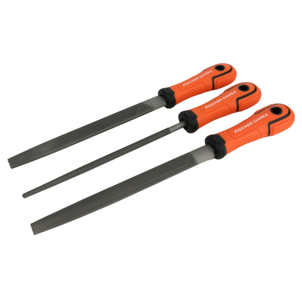 FISCHER DAREX - Kit de 3 Limes à Bois