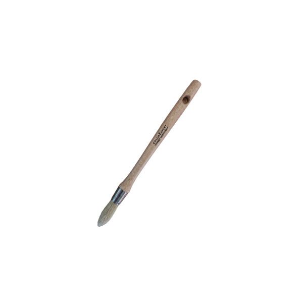 COLOR EXPERT - Brosse à Rechampir Manche en Bois pour Murs