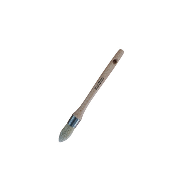 COLOR EXPERT - Brosse à Rechampir Manche en Bois pour Murs