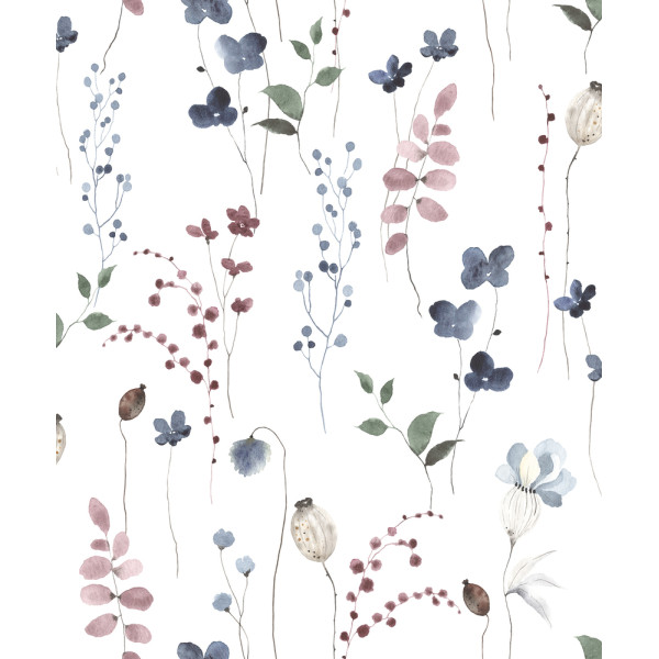 DECORAMA - 88965 - Intissé Fleurs Multicolores