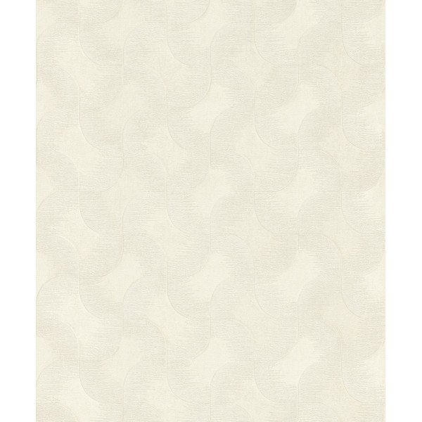 DECORAMA - 608120 - Vinyle Motif Vague Blanc