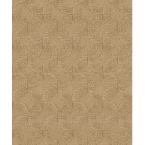 DECORAMA - 608151 - Vinyle Motif Vague Marron