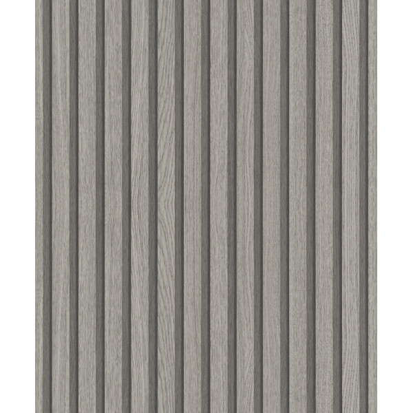 DECORAMA - 33959 - Intissé Effet Tasseaux Bois Gris