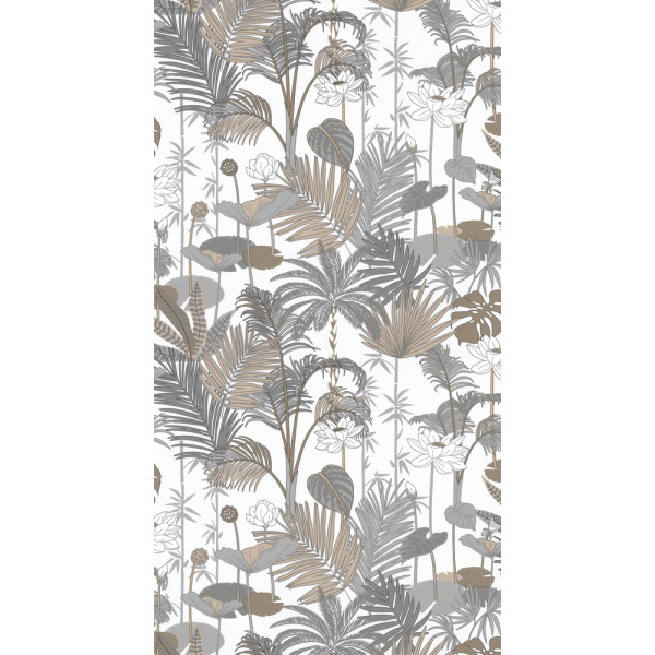 DECORAMA - 51251109 - Vinyle sur Intissé Échappée Belle Gris Beige