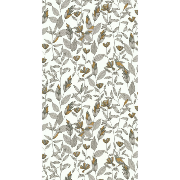 DECORAMA - 51246104 - Vinyle sur Intissé Little Bird Vert Jaune
