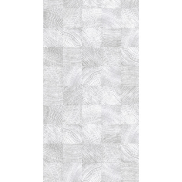 DECORAMA - 51252009 - Vinyle sur Intissé Préencollé Cube de Bois Gris Clair