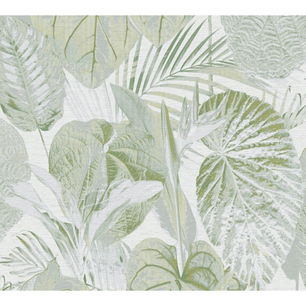 DECORAMA - 393554 - Vinyle sur Intissé Colosia Vert Clair